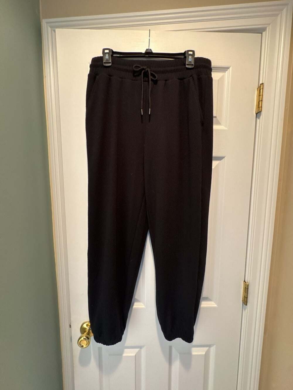 Kinesis Black Drawstring Jogger Sweatpants